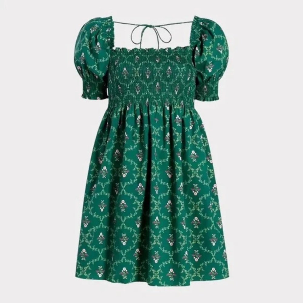 Hill House Home Athena in Green Trellis, S